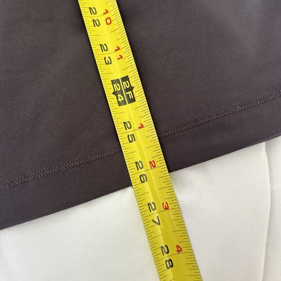 Athleta Womens Medium M Racerback Tank Top Gray Dark Wash Yoga Activewear - Picture 3 of 6